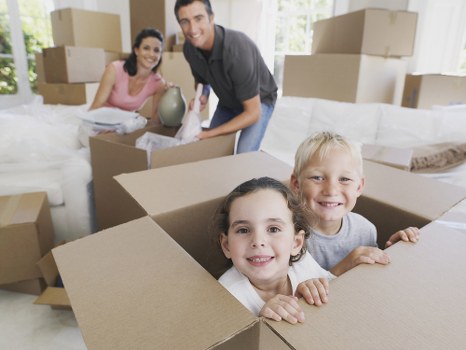 House removals team planning a move in South Kensington street