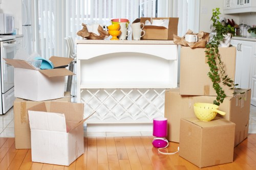 Efficient packing and unpacking team helping residents settle into a new Southkensington property