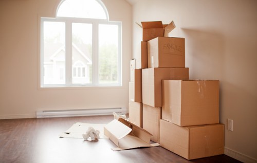 Packing and protecting office equipment during a Southkensington relocation