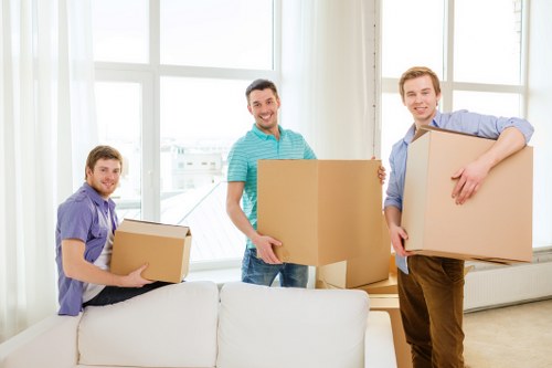 Furniture transport using a van service in South Kensington