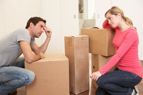 Residential moving service in South Kensington apartment building