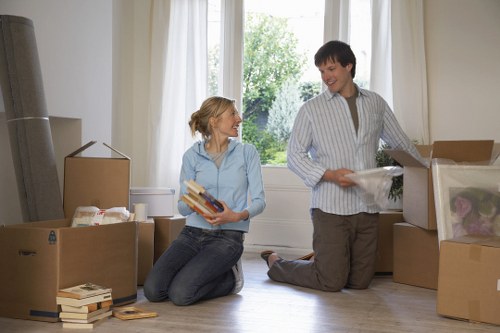 Professional packing materials used by South Kensington removal services