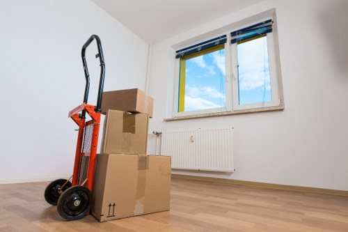 Removal van prepared for a quick South Kensington relocation